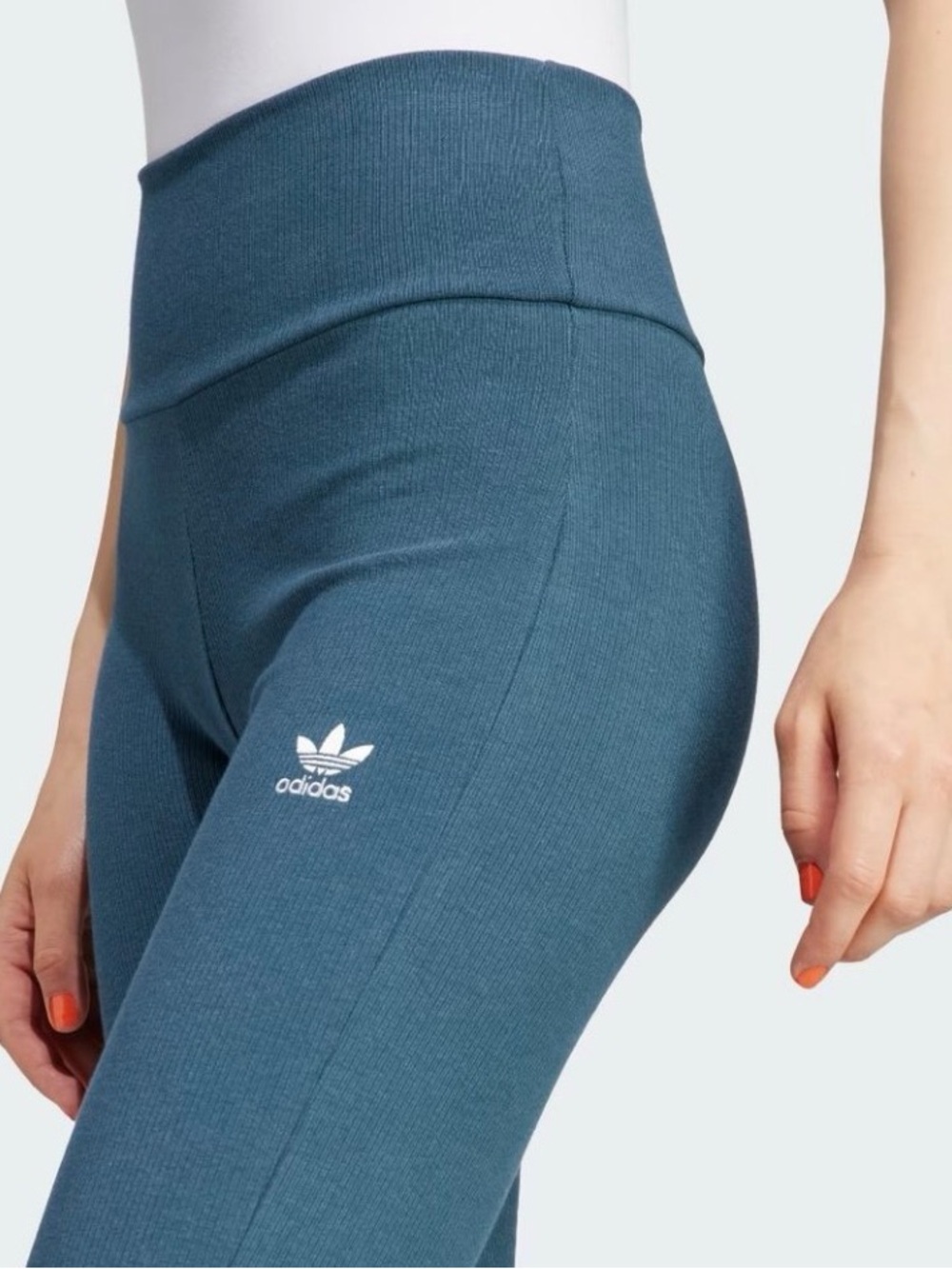 adidas Women's Originals Essentials Ribbed Flared Pants